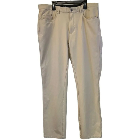 Greg NormanMens Size 34X30 Khaki Office Wear/Performance Pants - Picture 1 of 12